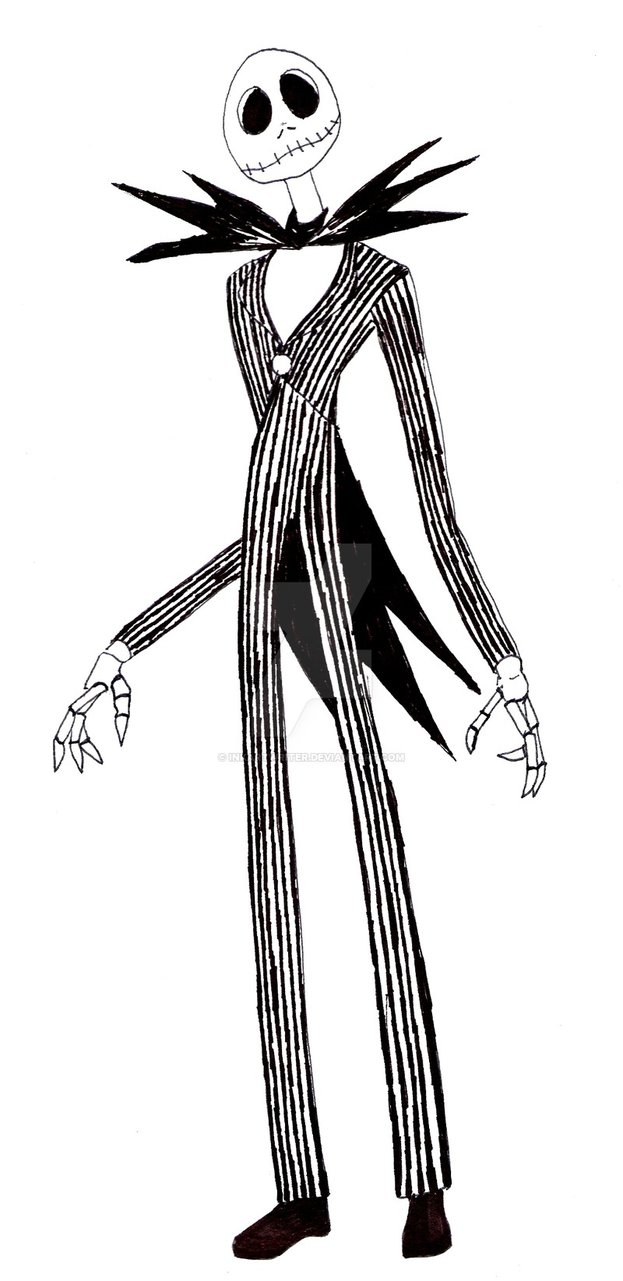 623x1281 Jack Skellington By Inkartwriter