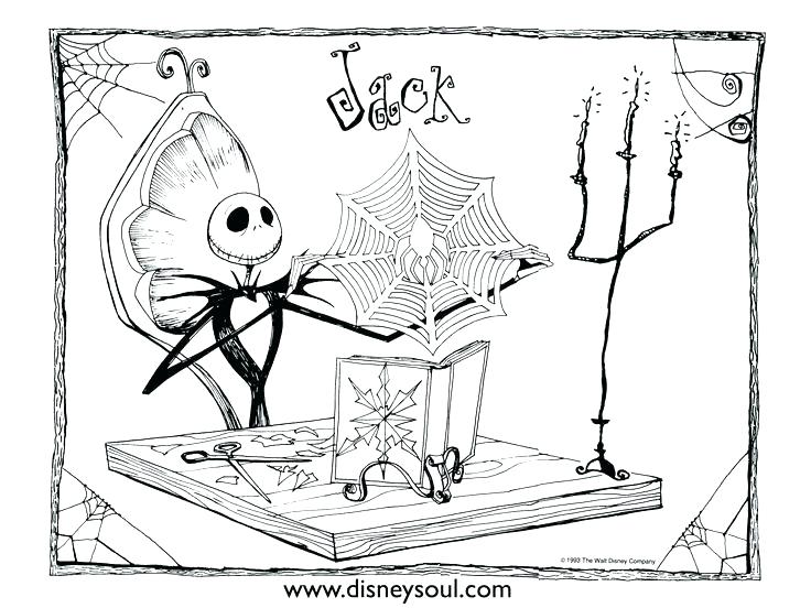 736x552 Fresh Jack Skellington Coloring Pages Or Nightmare Before Coloring