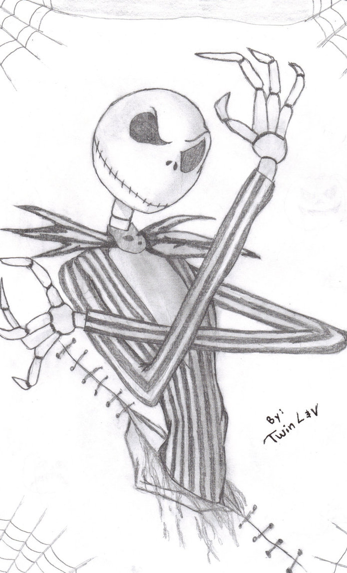Jack Skeleton Drawing at GetDrawings | Free download