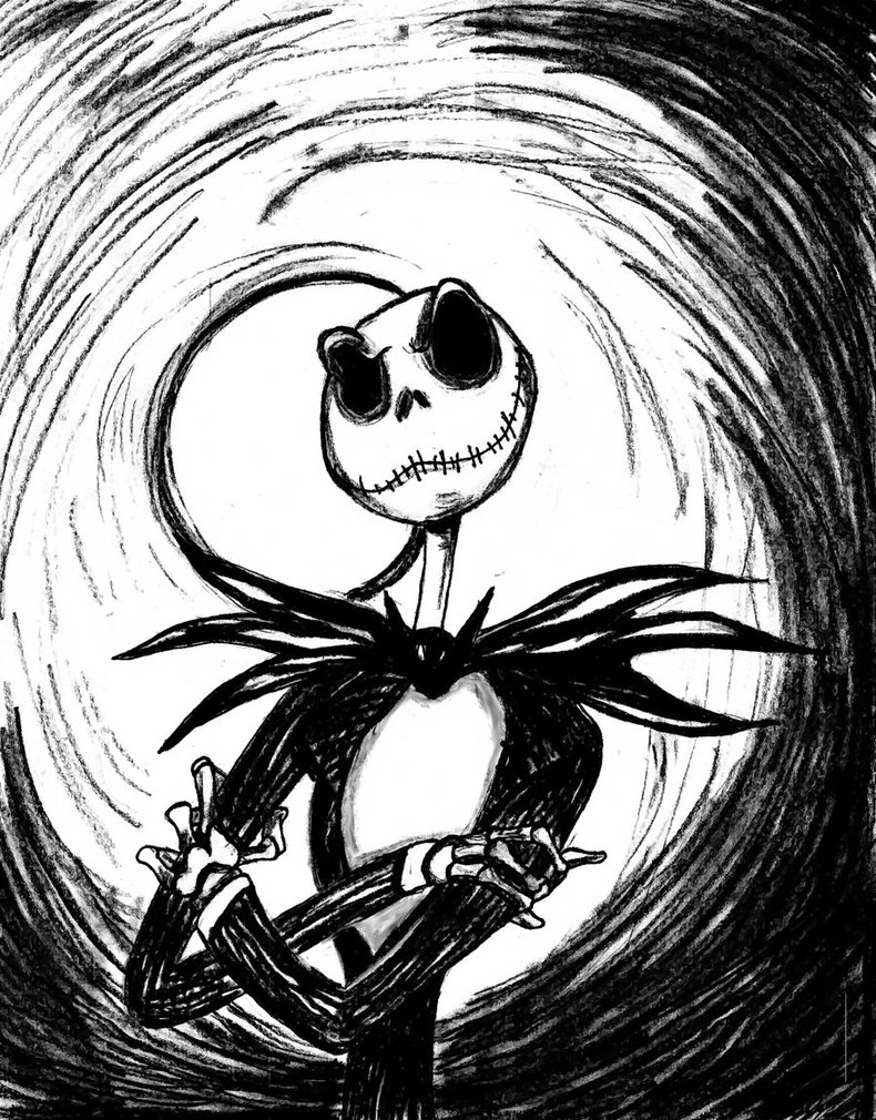 Jack Skelington Drawing at GetDrawings | Free download