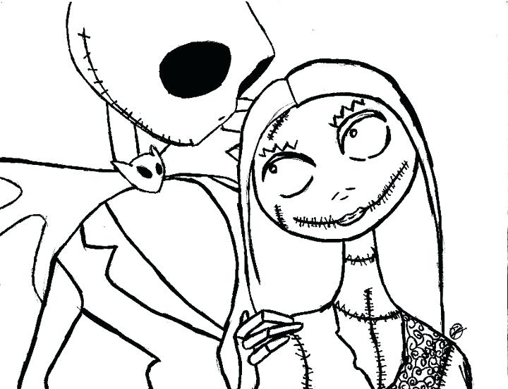 720x552 Jack Skellington Coloring Pages Nightmare Before Coloring Images