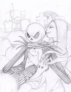 233x300 Jack Skellington And Sally Drawings