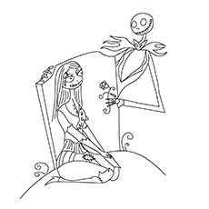 Jack Skellington And Sally Drawing at GetDrawings | Free download