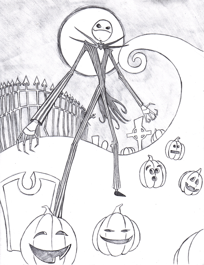 650x845 Jack Skellington By The Pumpkin King