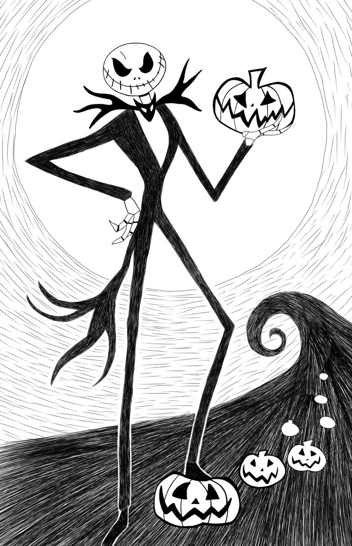 718x1113 Jack Skellington's Portrait By Tharene On Nightmare