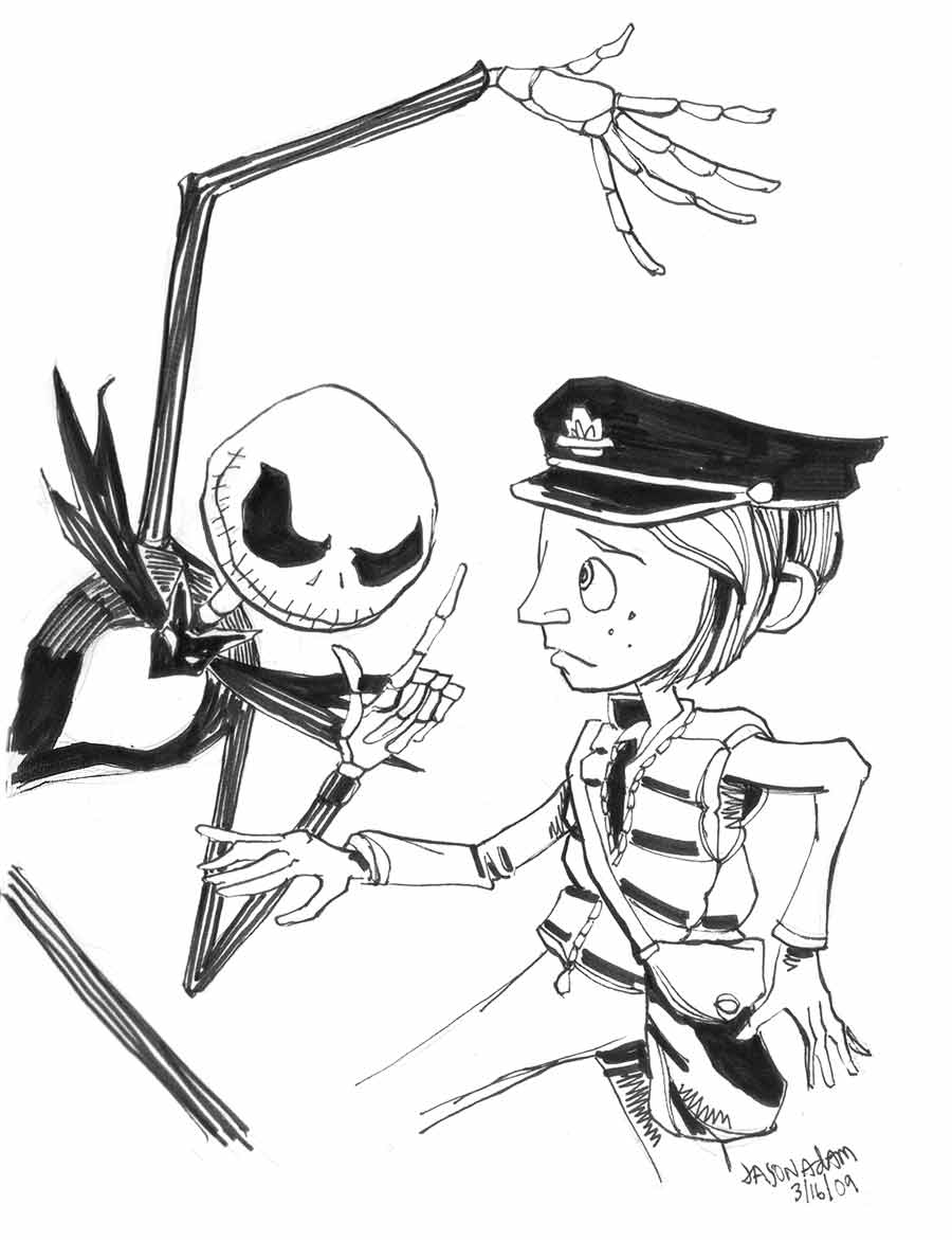 900x1171 Sketch Please Jack Skellington Vs. Something 