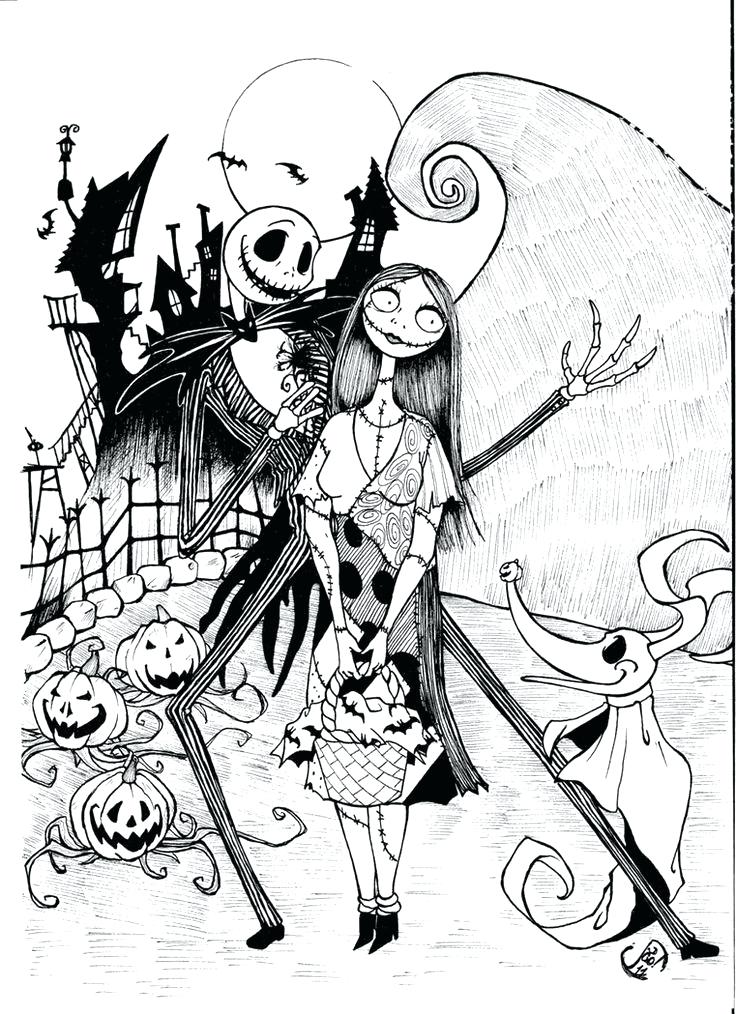 736x1014 Jack Skellington Coloring Pages Holiday Coloring Pages Jack