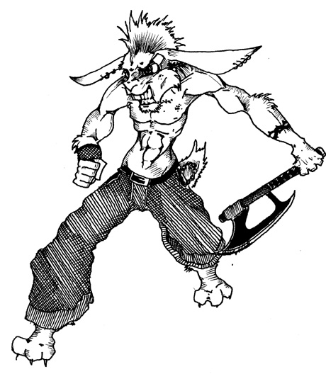 460x528 Commison Evil Rabbit By Jack Rabbit