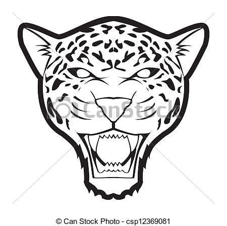 450x448 Jaguar Clip Art Color