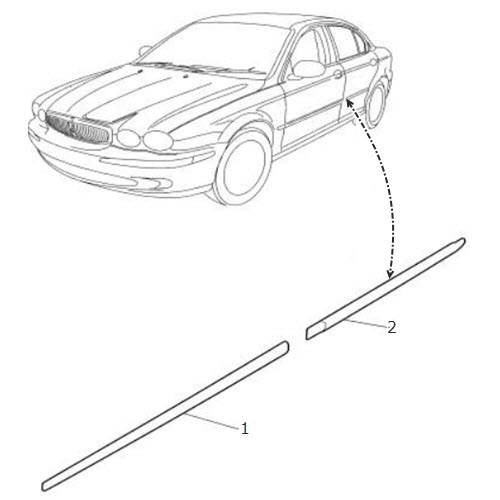 500x500 Body Side Mouldings Terrys Jaguar Parts