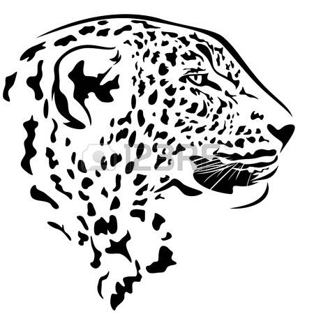 450x450 Jaguar Clipart Outline