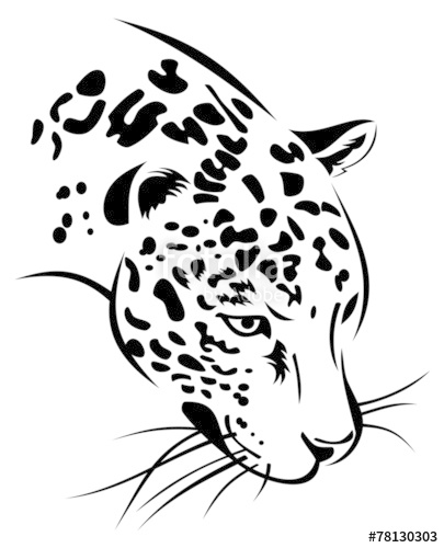 Jaguar Head Drawing at GetDrawings | Free download