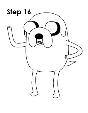 300x388 How To Draw Jake (Adventure Time)