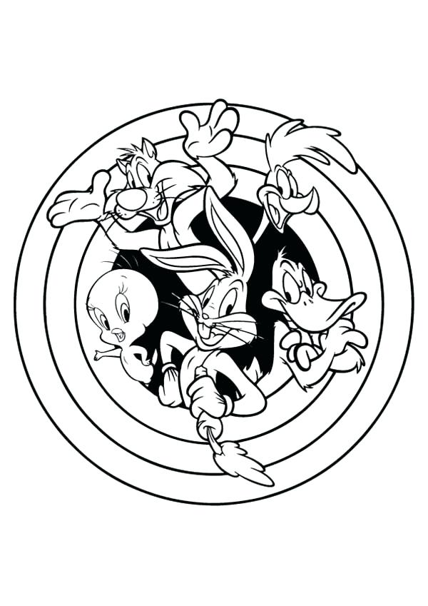 600x849 Space Jam Coloring Pages