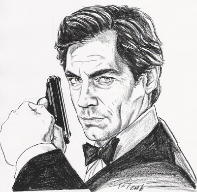 James Bond Drawing at GetDrawings | Free download