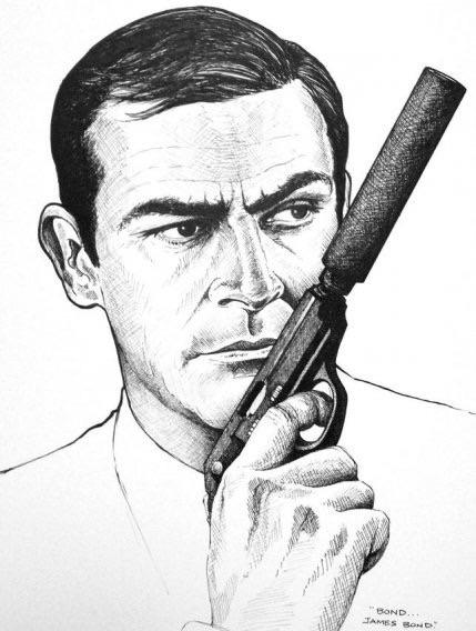 James Bond Drawing at GetDrawings | Free download