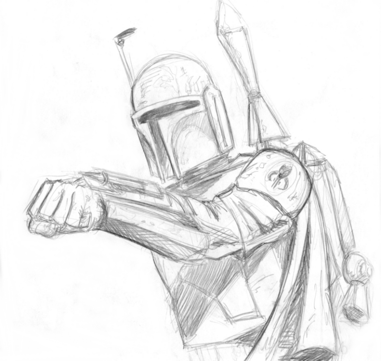780x740 Boba Fett By Adr Ben