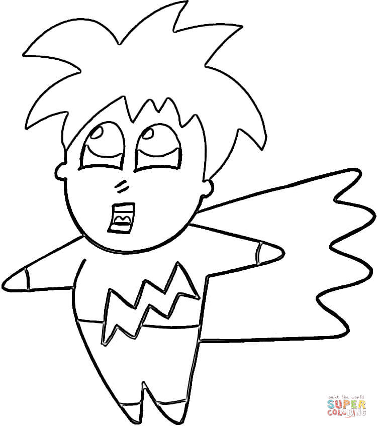 750x852 Anime Japanese Boy Coloring Page Free Printable Coloring Pages