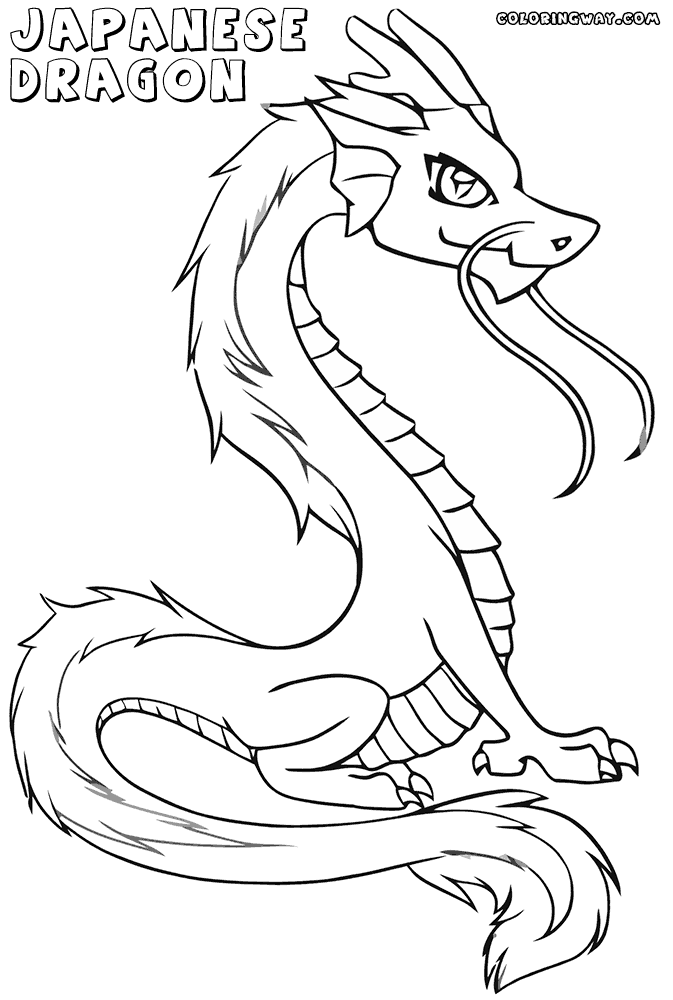 673x1000 Japanese Dragon Coloring Pages Coloring Pages To Download And Print