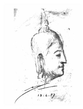 282x368 Buddha,paintings,the Mother,japan,france,sri Aurobindo ,beauty