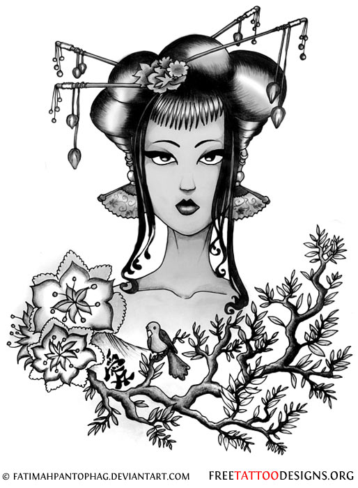 514x700 Geisha Tattoos