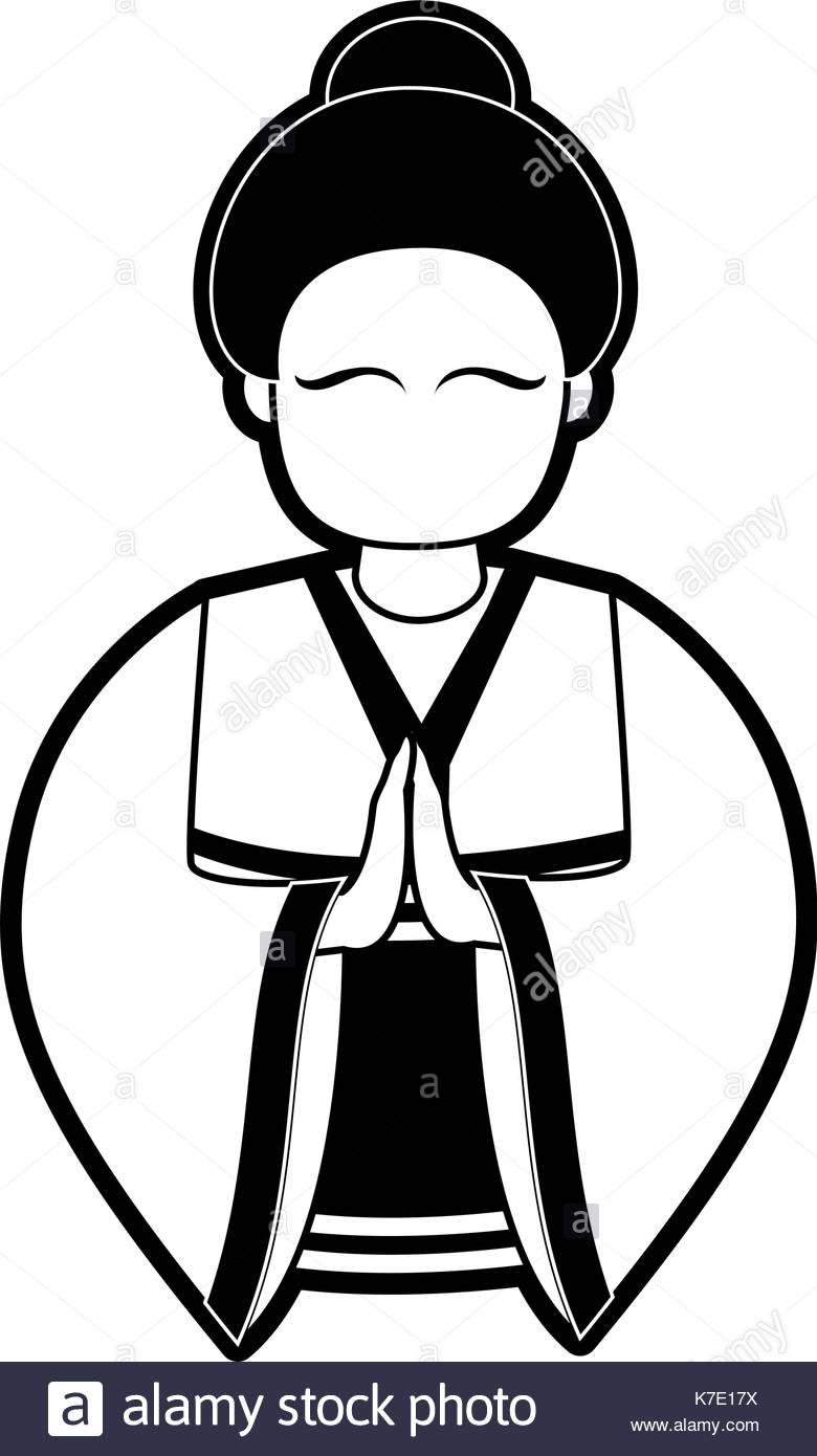 780x1390 Japan Geisha Stock Vector Images