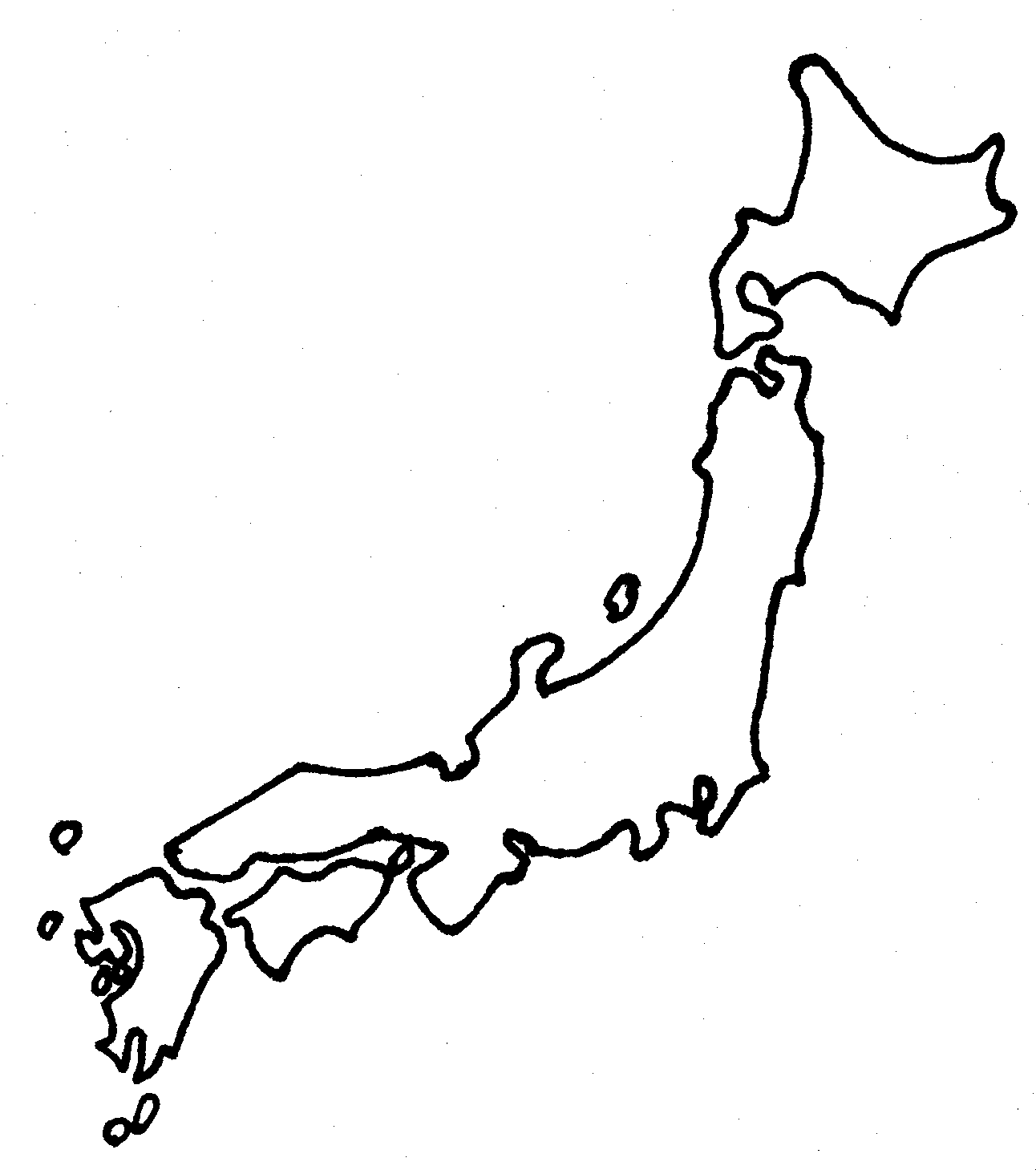 Blank Map Of Japan Outline Map And Vector Map Of Japa - vrogue.co