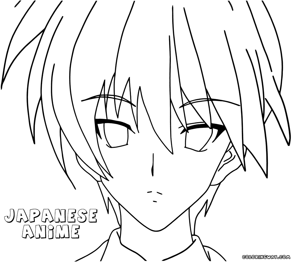 1000x897 Japanese Anime Coloring Pages Coloring Pages To Download And Print