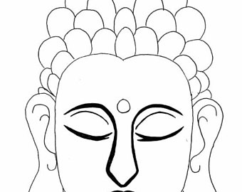 340x270 Buddha Drawing Etsy
