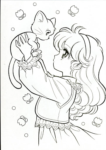 362x512 Vintage Japanese Coloring Book 7 Vintage Anime