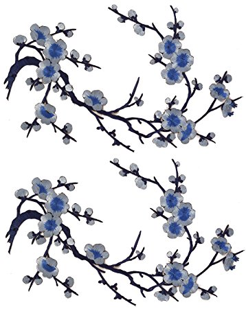 358x450 Emmas Two Asian Cherry Blossom Sakura Flower Iron