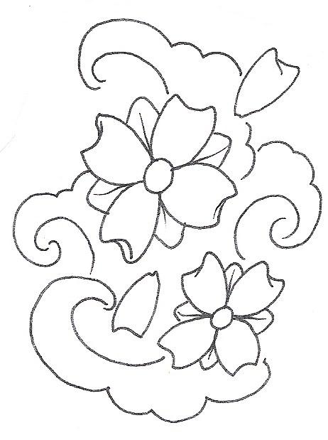 462x619 Drawn Cherry Blossom Old School