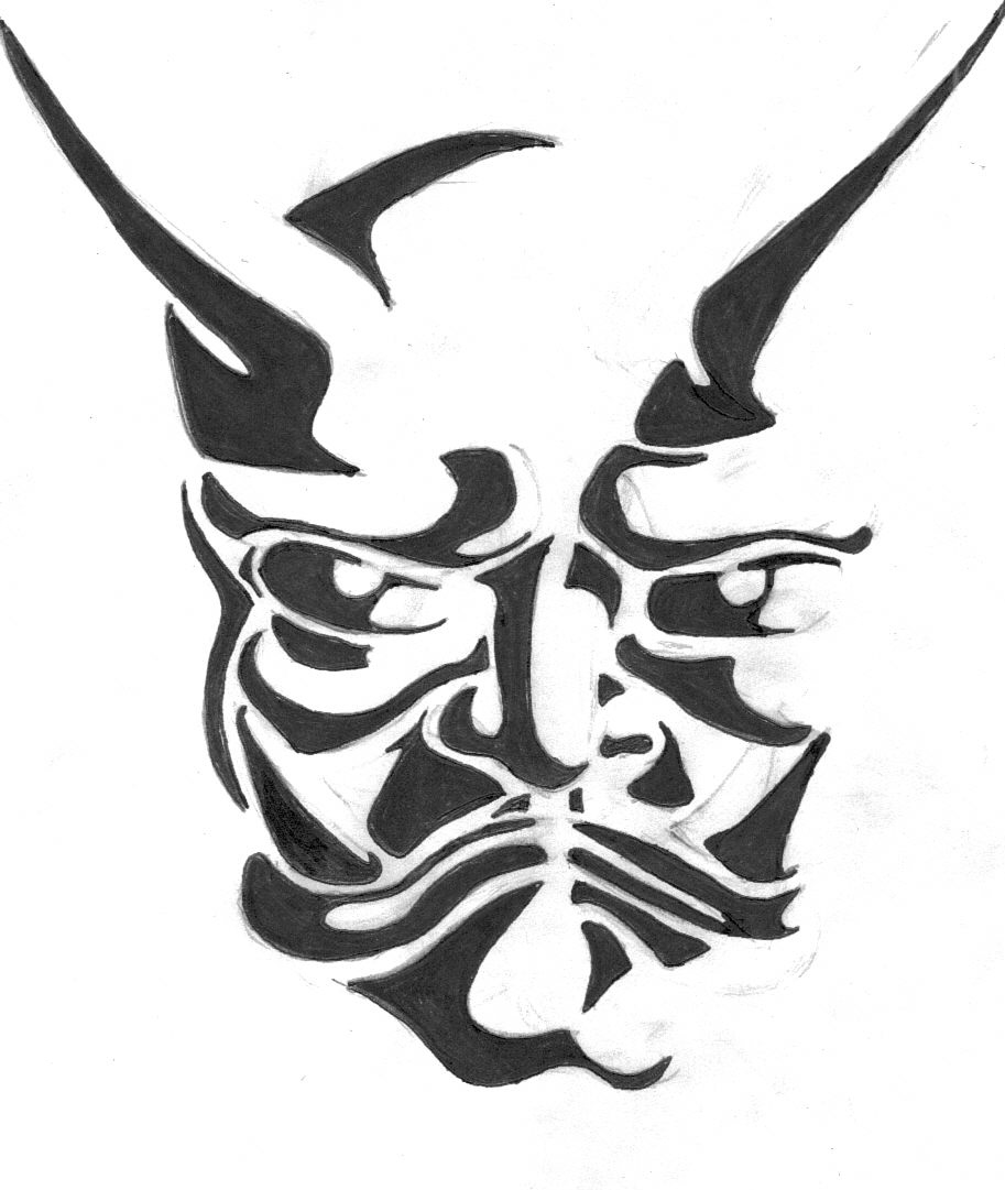 913x1081 Japanese Mask By Thely Q