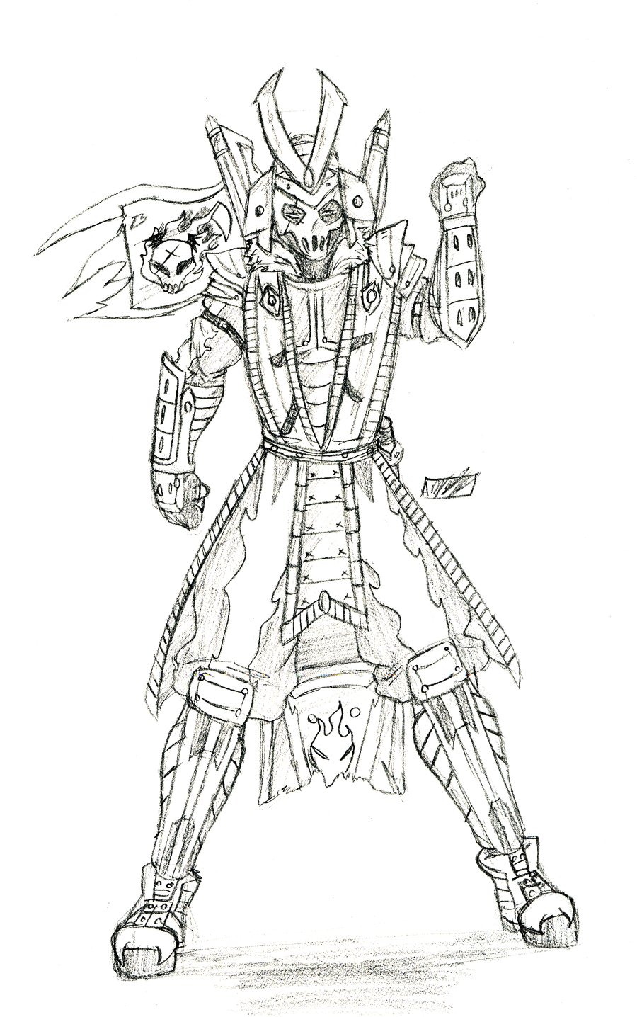 900x1436 Random Demon Samurai By Amrock