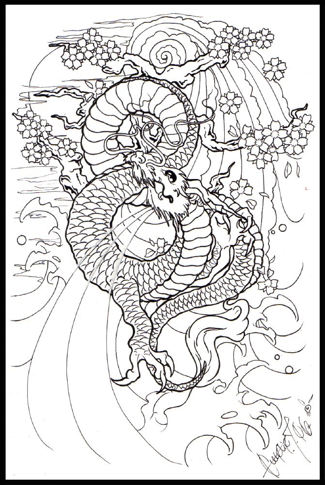 671x1000 Moon Dragon Japanees
