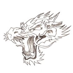 Japanese Dragon Tattoo Drawing at GetDrawings | Free download