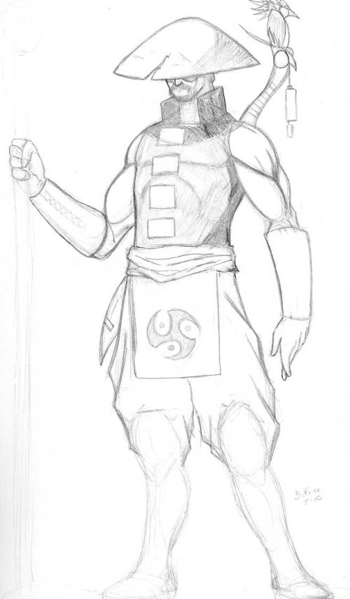 500x854 Hachiman Japanese God Of War By Bry396