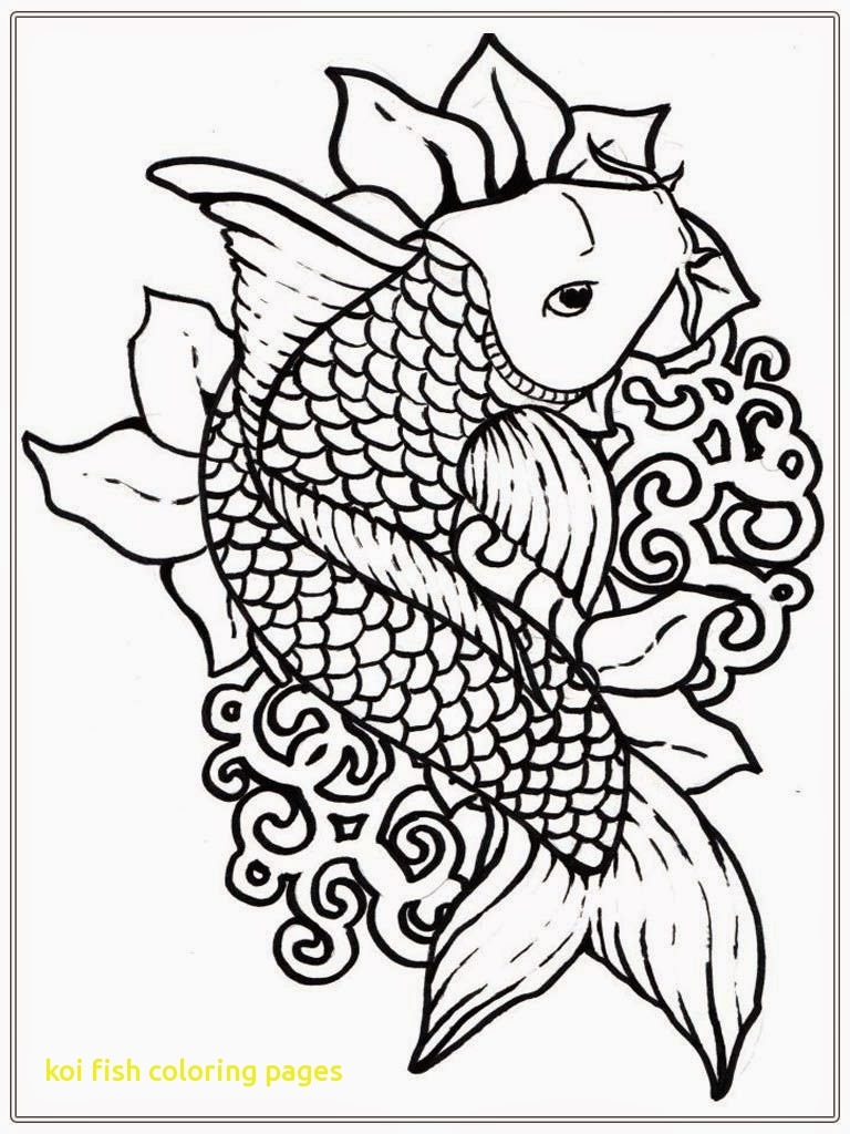 768x1024 Koi Fish Coloring Pages With Japanese Koi Coloring Pages And Print