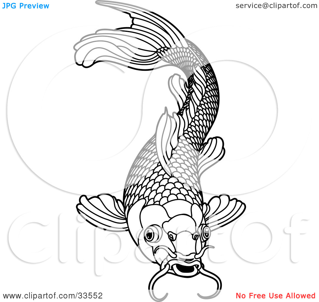 1080x1024 Black And White Fish Scales Clipart