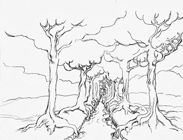 640x490 The Helpful Art Teacher Drawing Painting Trees Light
