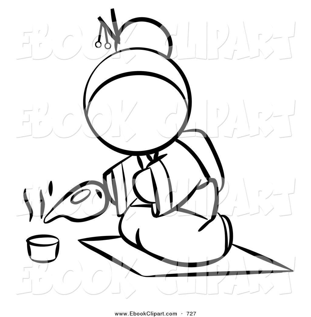 1024x1044 Japanese Clipart Black And White