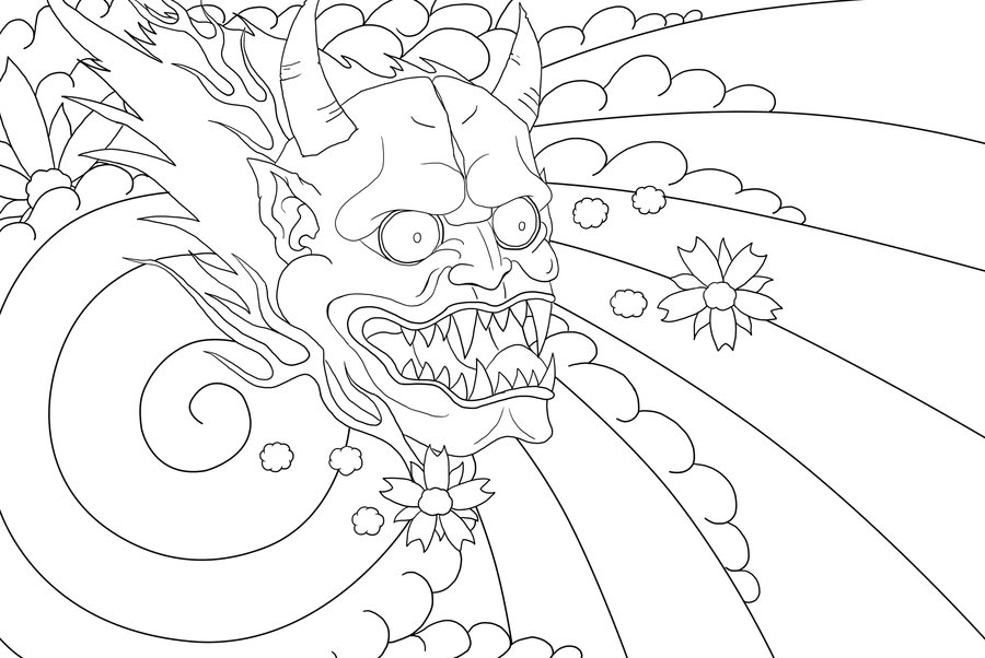 900x602 Tattoo Design Japanese By Joeymaster