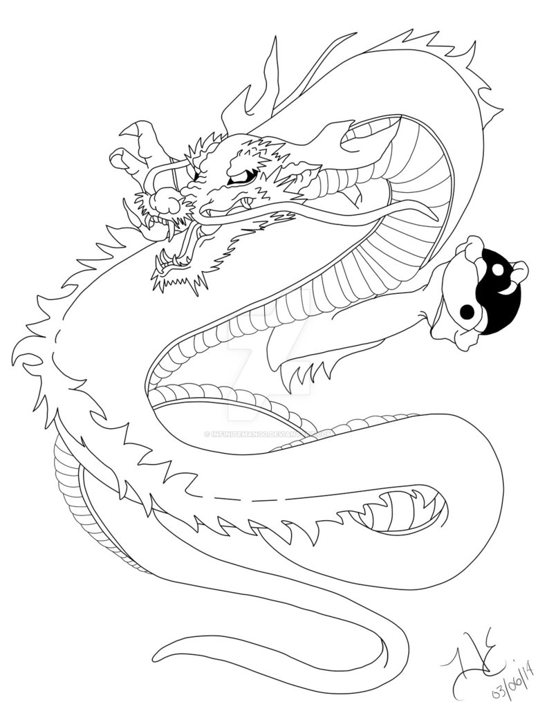 778x1028 Japanese Dragon Tattoo Design By Infinitemango