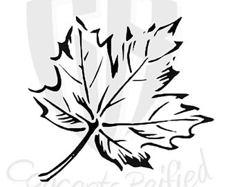 340x270 Maple Leaf Painting Etsy