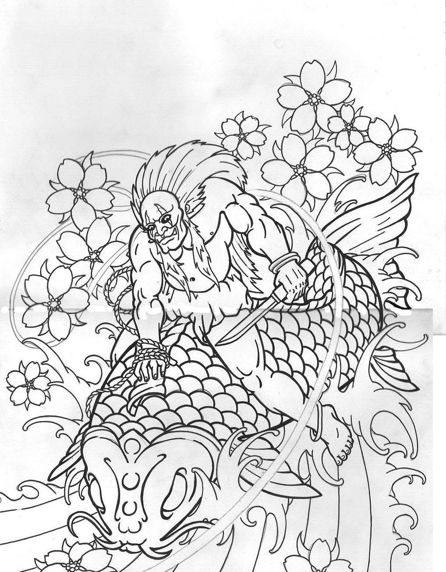 900x1154 Designi Koi By Tonywave33