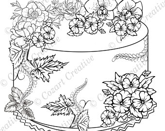 340x270 Peony Coloring Page Etsy