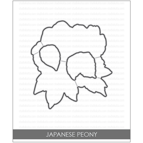500x500 Studio Katia Japanese Peony Coordinating Dies Stk053