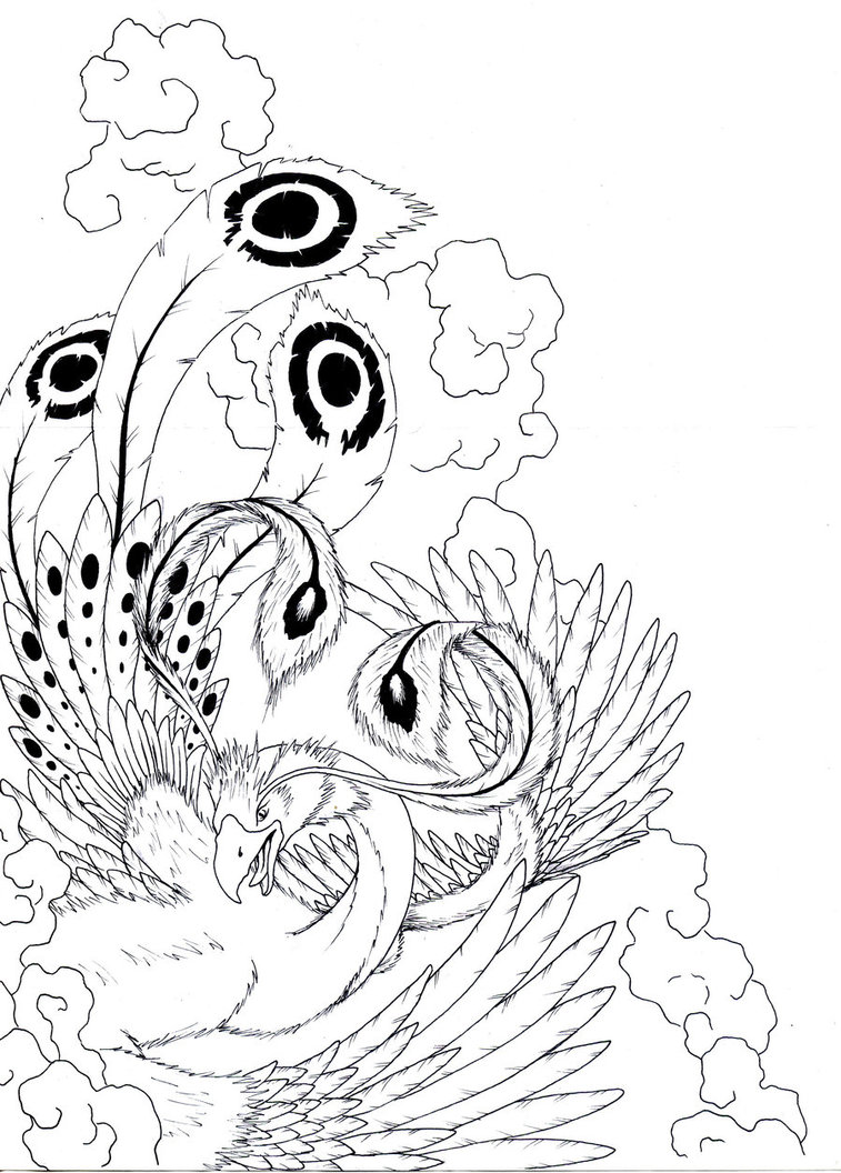 757x1056 Phoenix Tatoo By Leccio