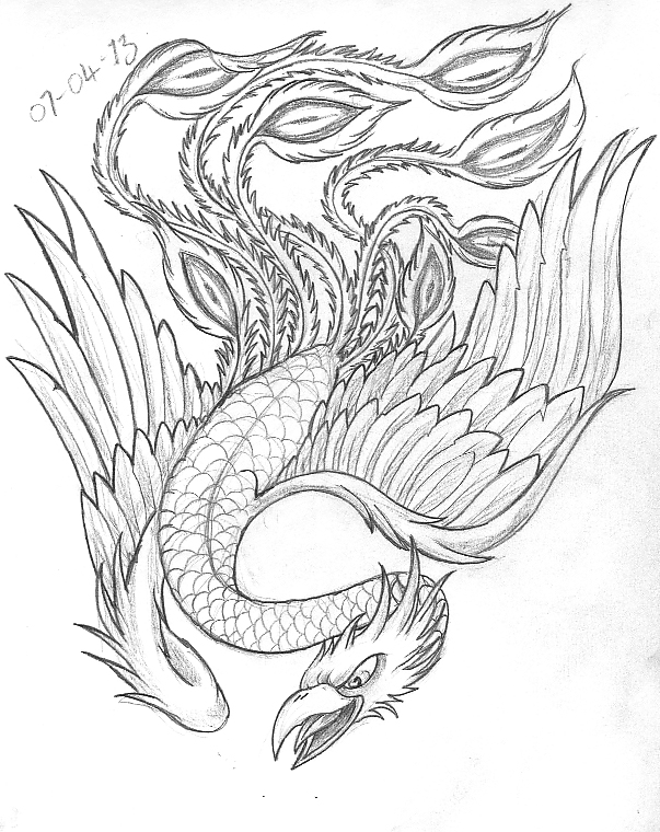 603x760 Tattoo Sketch A Day April 2013