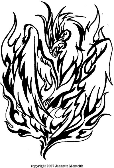 400x589 All Tattoos Art Japanese Phoenix Tattoo